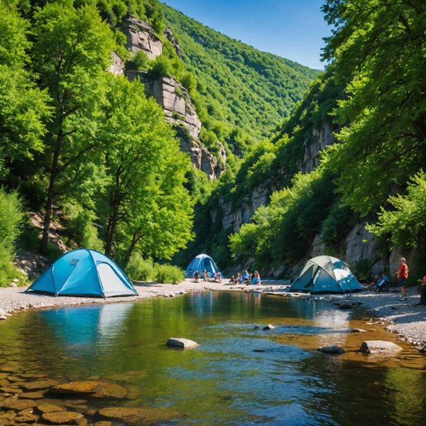 Découvrez les Meilleurs Spots de Camping des Gorges de l'Aveyron : Aventures en Petite Montagne